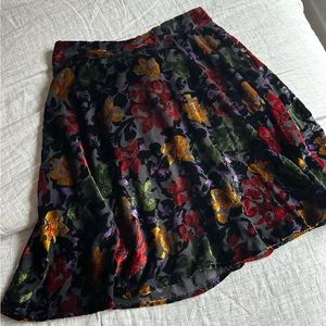 Fall Lace & Mesh Nordstrom Skirt Size Medium